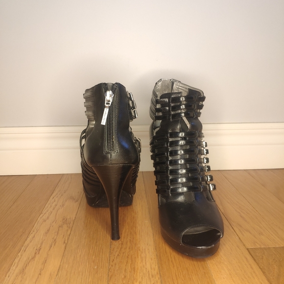 Calvin Klein Open Toed Booties - Picture 2 of 4